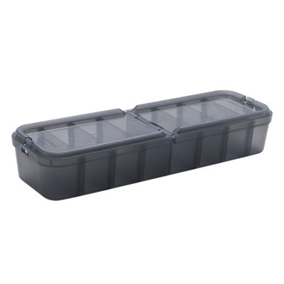 Ezy Storage Bunker Tough Grey Insert Tray With 8 Compartments from B&Q