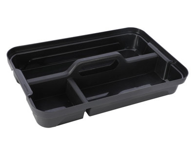 Ezy Storage Bunker Tough Grey Insert Tray With 3 Compartments from B&Q
