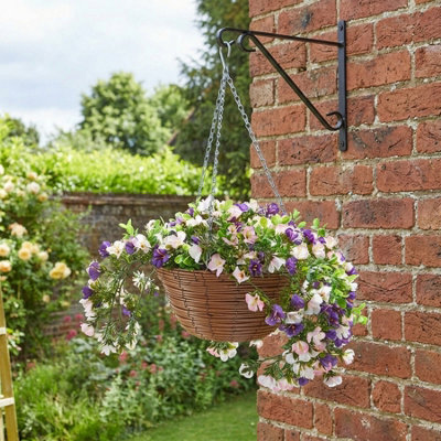 Regal Petunia Artificial Hanging Basket from B&Q