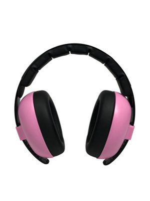 Baby Banz Infant Hearing Protection Earmuffs 0-2 Years Petal Pink Safety Tested En 352-1:2022 from B&Q