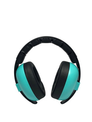 Baby Banz Infant Hearing Protection Earmuffs 0-2 Years Lagoon Blue Safety Tested En 352-1:2020 from B&Q