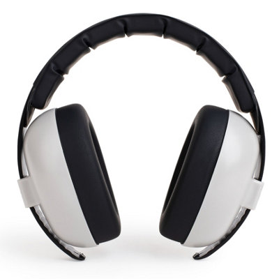 Baby Banz Infant Hearing Protection Earmuffs 0-2 Years Grey Safety Tested En 352-1:2024 from B&Q