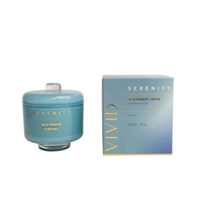 Fragranced Sea Island Cotton 230G Candle from B&Q