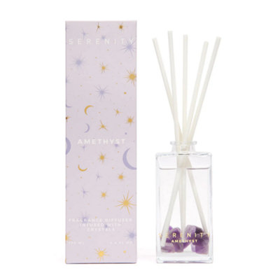 De-Stress Amethyst Crystal 130Ml Diffuser from B&Q