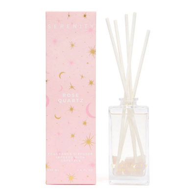 Love Rose Quartz Crystal 130Ml Diffuser from B&Q
