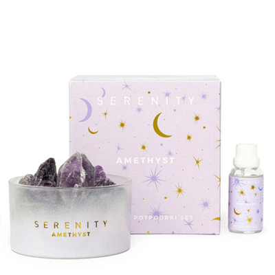 De-Stress Amethyst Crystal Potpourri & Oil from B&Q