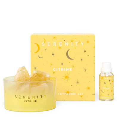 Energise Citrine Crystal Potpourri & Oil from B&Q