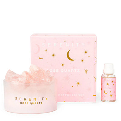 Love Rose Quartz Crystal Potpourri & Oil from B&Q