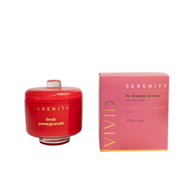 Fragranced Fresh Pomegranate 230G Candle from B&Q