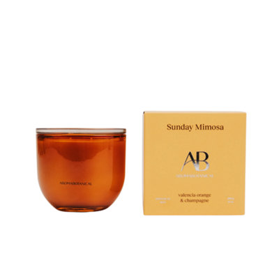 Fragrant Sunday Mimosa 400G Candle from B&Q