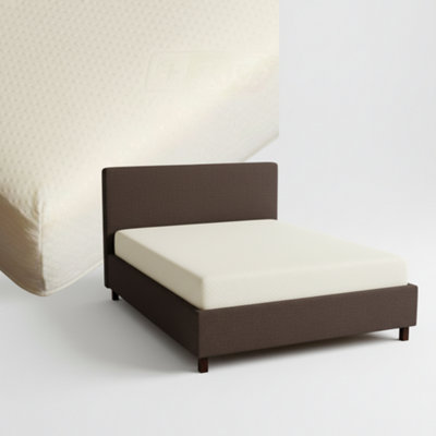 Cool Plus 6" (15Cm) Medium Firm Memory Foam Mattress (Double135Cm (4'6") X 190Cm (6'3") from B&Q
