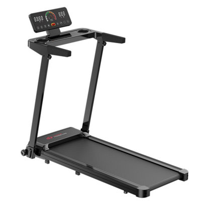 Onemill Q8 Folding Treadmill With 12 Pre-Set Programs from B&Q