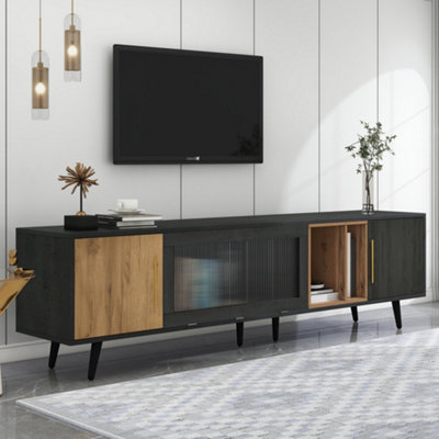  - Stylish Tv Stand For Living Room With Smart Cable Management
