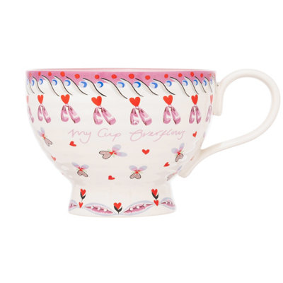 Captivate Mug: 1 X 340Ml Cath Kidston Gallery TableMy Cup Of Everything Hug MugCeramic from B&Q