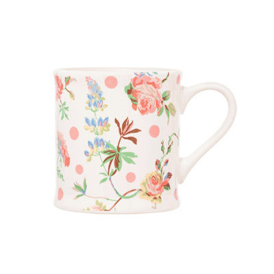 Mug: 1 X 275Ml Cath Kidston Gallery TableBirds & Roses Mollie MugCeramic from B&Q