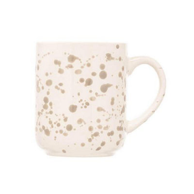 Siip Stoneware Splatter Beige Mug from B&Q