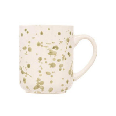 Siip Stoneware Splatter Olive Mug from B&Q