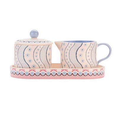 Cath Kidston Spitalfields Silk Sugar & Milk Jug Set from B&Q