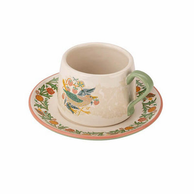 William Morris At Home Teacup & Saucer from B&Q