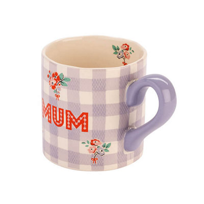 Cath Kidston Gingham Mum Shortie Mug from B&Q