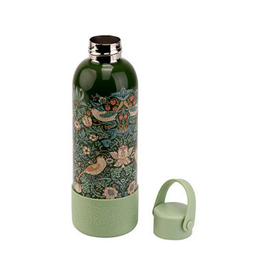 William Morris At Home Strawberry Thief Strawberry Green Bottle from B&Q