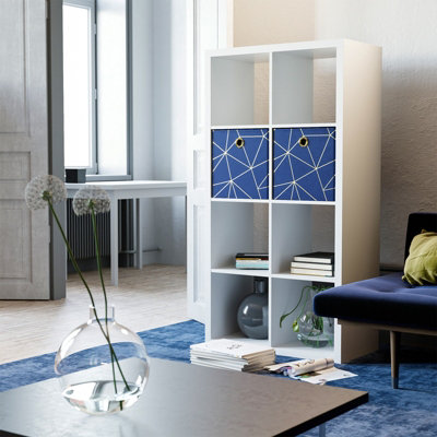  - Clever Cube 8 Compartment Storage Unit White
