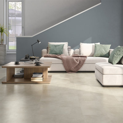  - Plancs Flooring White Slate Self-Adhesive Vinyl Floor Tiles 0.93Sqm