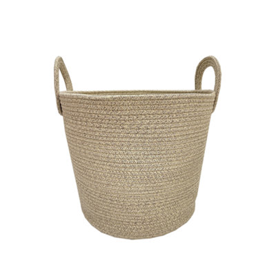 Flexi Storage Living Polyester Nestable Storage Basket (H)34Cm (W)38Cm (D)38Cm from B&Q