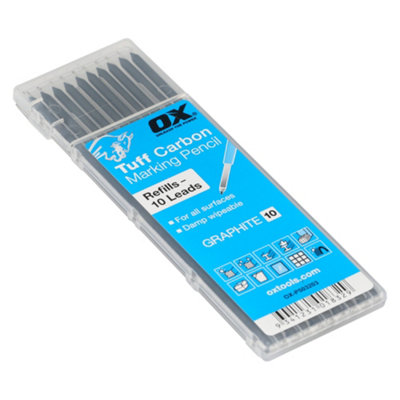 Ox Tuff Mechanical Pencil Lead Refill, 10 Pieces