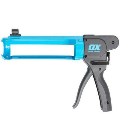 Ox Tools Ox Pro Rodless Silicone Sealant Caulking Gun Smooth Thrust 400Ml Ox-P044914 from B&Q