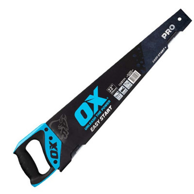Ox Tools Pro Saw P133855 550mm 22" Easy Start Quick Start Teflon Coated Hand Saw from B&Q