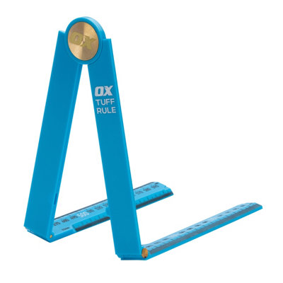 B&Q -  Foldable Abs Plastic Ruler(L)0.6M