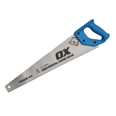 Ox Tools 500mm Clean Ergonomic Universal Saw8 Tpi 370G from B&Q