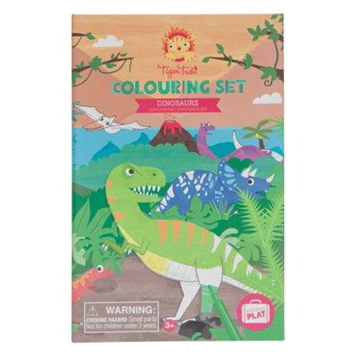 Tiger Tribe Colouring Set - Dinosaur - Image 3