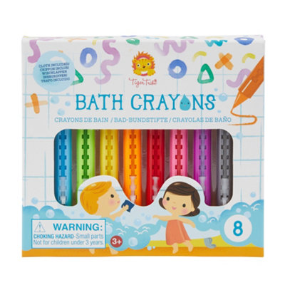 Tiger Tribe Bath Crayons - 8 Coloured Crayons new - O9 - Image 3