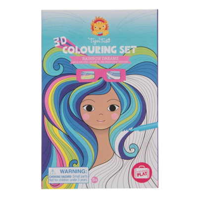 Tiger Tribe 3D Colouring SetRainbow Dreams from B&Q