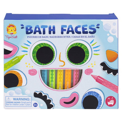 Tiger Tribe Bath FacesFive Colourful Bath Crayons