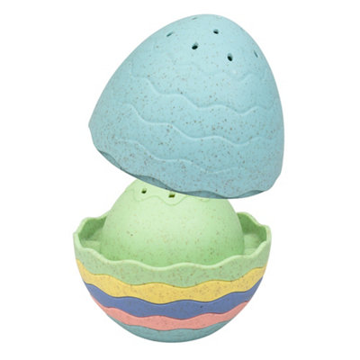 Tiger Tribe Unisex Multicolor Stack & Pour Bath Egg - 7 Pcs Stacking Bath Toy - Image 3