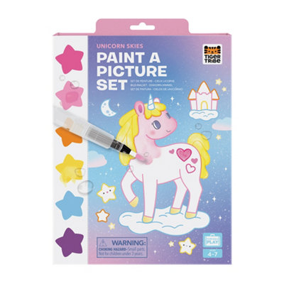 Tiger Tribe Paint A Picture SetUnicorn Skies6 Paint Shades from B&Q