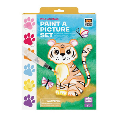 Tiger Tribe Paint A Picture SetWild Animals from B&Q