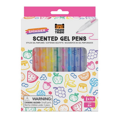 Tiger Tribe Shimmer Scented Gel Pens from B&Q