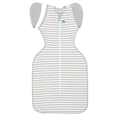  - Love To Dream Swaddle Up Transition BagLarge 8-11.5 KgGreySnug FitZip-Off Wings1.0 Tog Suitable For Moderate