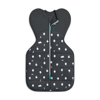 Love To Dream Swaddle Up Newborn 2.2-3.8 KgLambs Friend Charcoal Snug FitSupports Healthy Sleep 2.5 Tog Ideal For Winter from B&Q