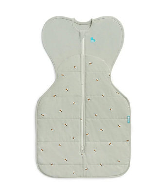 Love To Dream Swaddle Up 2.5 Tog For Cooler (16-20 C)Newborn 5-8.5 LbsCotton Bee OliveSnug FitSupports Healthy Sleep from B&Q
