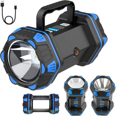 1500Lm Rechargeable Led Camping Lantern8 Light Modes4800MahPortable Flashlight For EmergenciesHiking & Power Outages from B&Q
