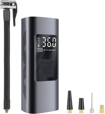 B&Q Portable Tire Inflator - Digital Air Compressor For Car, Bike, Motorcycle & Balls - Fast Inflation, Rechargeable Battery,upgraded