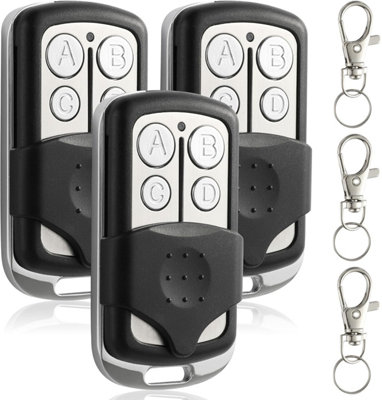 3 Keychain Garage Door Opener Remote,compatible With Liftmaster Chamberlain Garage Door Opener,893Max,890Max 953Ev/evc,3 Pack from B&Q