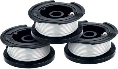 Black+Decker Weed Eater StringTrimmer Line3-Pack30-Feet Of Replacement Spool0.065-Inch Diameter (Af1003Zp) from B&Q