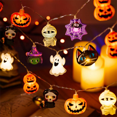 9.8Ft Halloween String Lights: 20 Led Battery Fairy Lights With Timer & 8 Modes For 2025 Cute Indoor Home Decor from B&Q