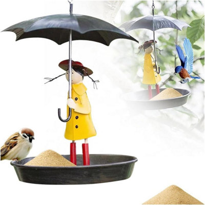 Umbrella Girl Bird Feeder,garden Bird Feeders,hanging Bird Feeder,garden Decoration Bird Feeder,for Garden Yard from B&Q